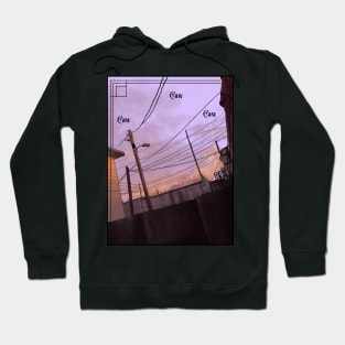 Patio Crow Hoodie